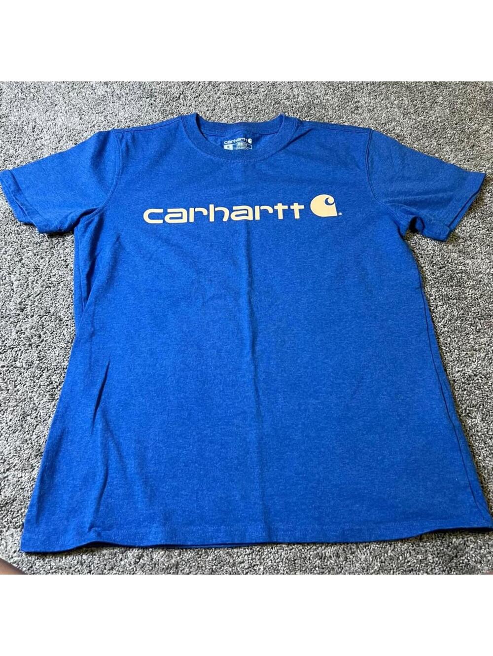 Carhartt Men’s Blue Loose Fit T-Shirt size M (8-10)